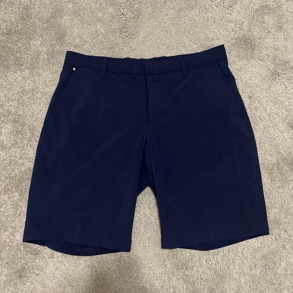 J Lindeberg Shorts Mens 36 Blue Golf Activewear Casual Classic